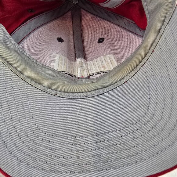 Ohio State Buckeyes Hat Mens One Size Red Adjustable Cap Embroidered OSU Cotton - Picture 9 of 11